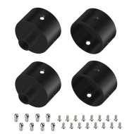 Заглушка Arlight WPH-FLEX-D22-360deg BLACK ALU с отверстием 049940