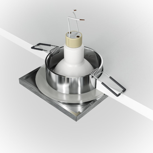 Встраиваемый светильник Maytoni Technical Stark DL083-01-GU10-SQ-S Встраиваемый светильник Maytoni Technical Stark DL083-01-GU10-SQ-S