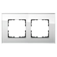 Рамка Jasmart G-Glass 2-постовая G1002GW