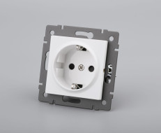 Механизм электрической розетки Arlight SCT-MEU1-PL-WH-V (250V, 16A) 049814