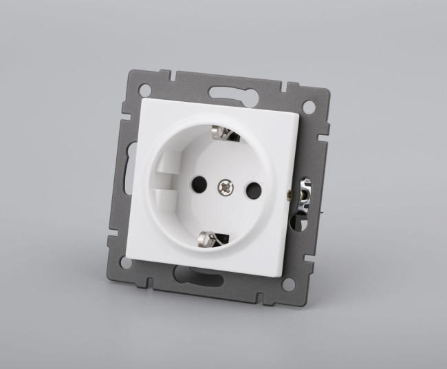 Механизм электрической розетки Arlight SCT-MEU1-PL-WH-V (250V, 16A) 049814