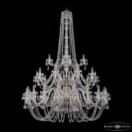 Подвесная люстра Bohemia Ivele Crystal 1402/20+10+5/530/h-206/3d G