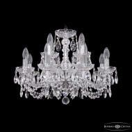 Подвесная люстра Bohemia Ivele Crystal 1402/8+4/195 Ni
