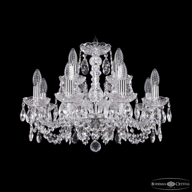 Подвесная люстра Bohemia Ivele Crystal 1402/8+4/195 Ni