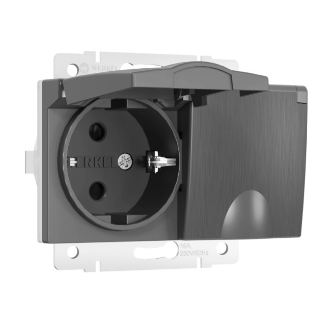 Розетка двойная Werkel 4690389178139 W1172204 Розетка двойная Werkel 4690389178139 W1172204