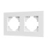 Рамка на 2 поста пластиковая Arlight FRM-PERIO-PL-2-WH 049750 Рамка на 2 поста пластиковая Arlight FRM-PERIO-PL-2-WH 049750