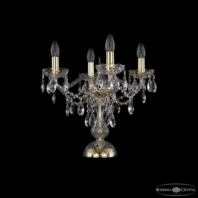 Настольная лампа Bohemia Ivele Crystal 1415L/4/141-39 G Настольная лампа Bohemia Ivele Crystal 1415L/4/141-39 G
