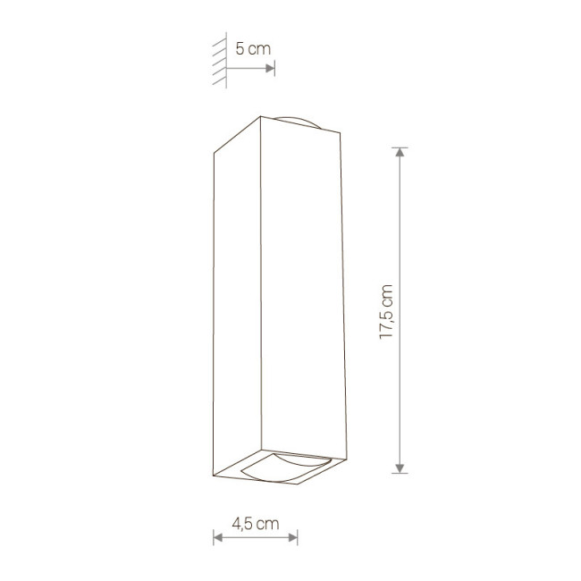 Настенный светильник Nowodvorski Lens Led 9112