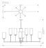 Люстра на штанге Kutek Mood Empoli EMP-ZWL-8(Z) Люстра на штанге Kutek Mood Empoli EMP-ZWL-8(Z)