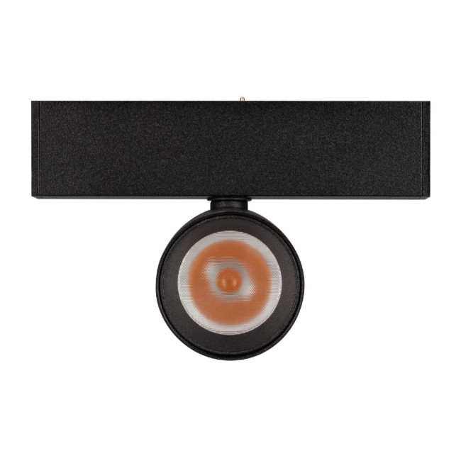 Трековый магнитный светильник Arlight MAG-SPOT-25-R120-12W Warm3000 (BK, 30 deg, 24V, DALI) 046321