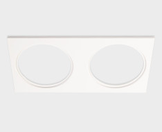 Двойная рамка Italline IT08-8034 white