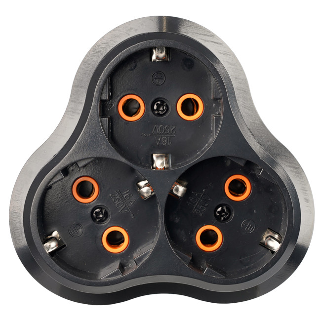 Разветвитель сетевой 3-местный Stekker 250V 16A ABS ADP16-23-21 50682 Разветвитель сетевой 3-местный Stekker 250V 16A ABS ADP16-23-21 50682
