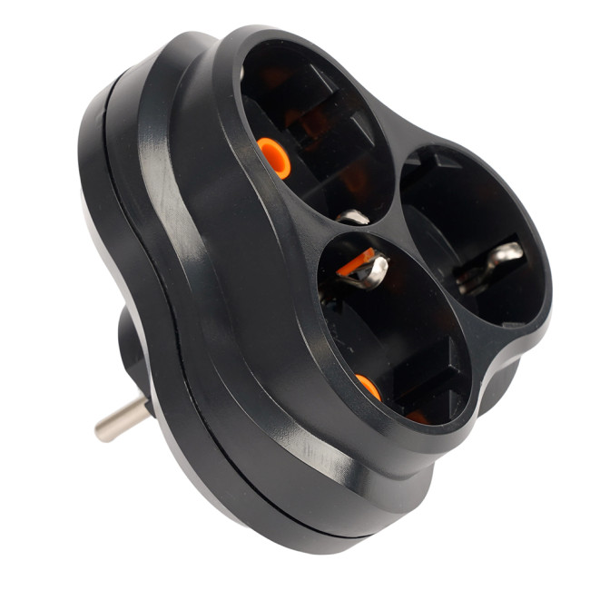 Разветвитель сетевой 3-местный Stekker 250V 16A ABS ADP16-23-21 50682 Разветвитель сетевой 3-местный Stekker 250V 16A ABS ADP16-23-21 50682