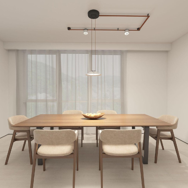 Трековый однофазный светильник Denkirs Belty Spot DK5541-WH+BK Трековый однофазный светильник Denkirs Belty Spot DK5541-WH+BK