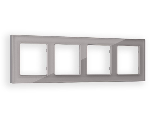 Рамка четырехместная Ambrella Volt Platos AF330504 Рамка четырехместная Ambrella Volt Platos AF330504