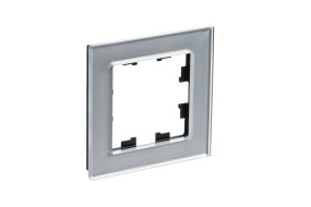 Рамка 1-ая Systeme Electric AtlasDesign Nature Стекло алюминий ATN320301