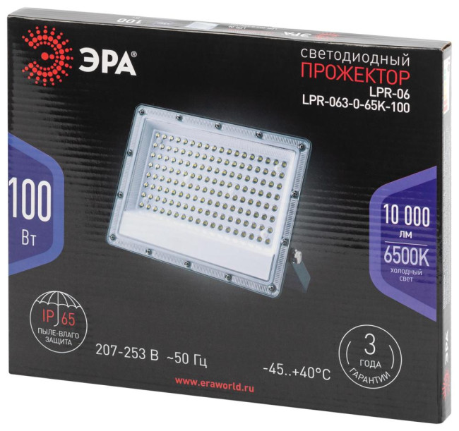 Прожектор Эра LPR-063-0-65K-100 Б0067743 Прожектор Эра LPR-063-0-65K-100 Б0067743