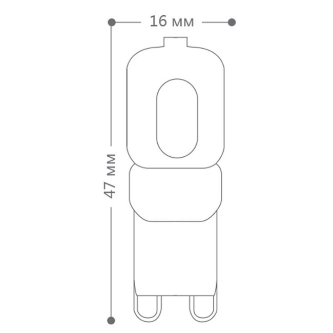 Лампа светодиодная Feron G9 5W 4000K Прямосторонняя Матовая LB-430 25637