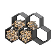 Дровница Везувий Соты 5 «black»