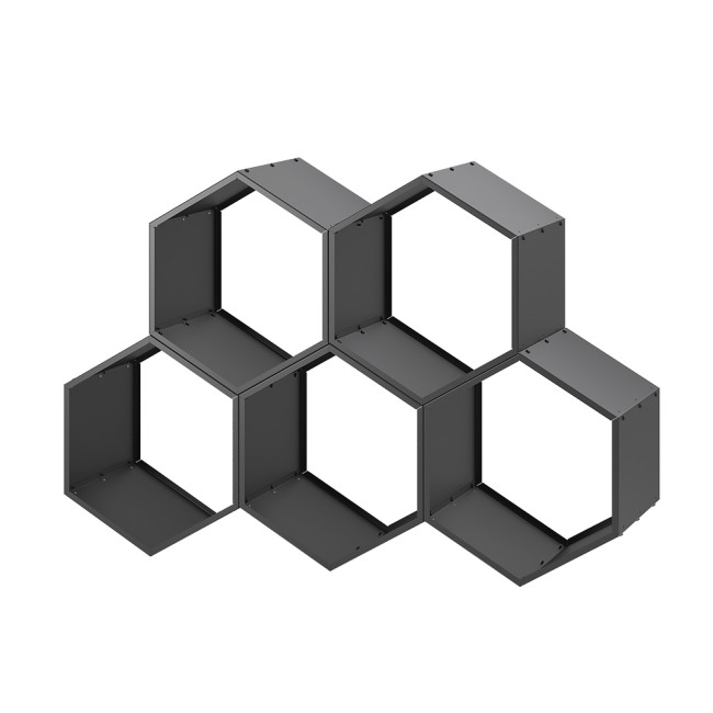 Дровница Везувий Соты 5 «black»