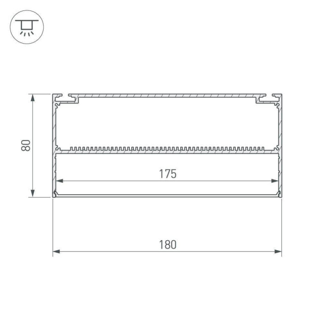 Профиль Arlight ARH-POWER 027921 Профиль Arlight ARH-POWER 027921
