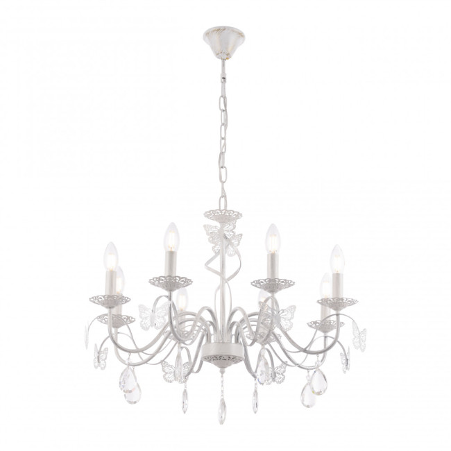 Подвесная люстра Arte Milano 346179/8 WT+SL Подвесная люстра Arte Milano 346179/8 WT+SL