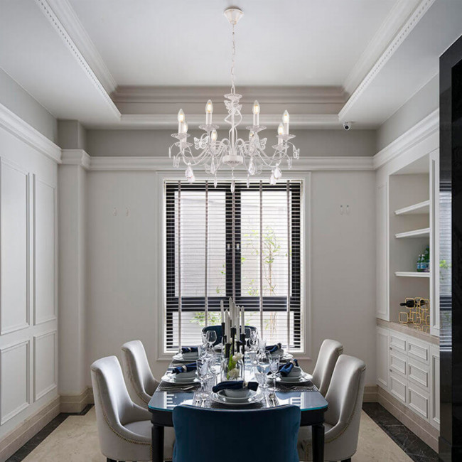 Подвесная люстра Arte Milano 346179/8 WT+SL Подвесная люстра Arte Milano 346179/8 WT+SL