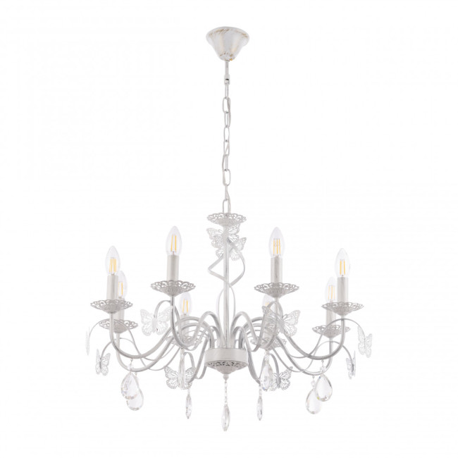 Подвесная люстра Arte Milano 346179/8 WT+SL Подвесная люстра Arte Milano 346179/8 WT+SL
