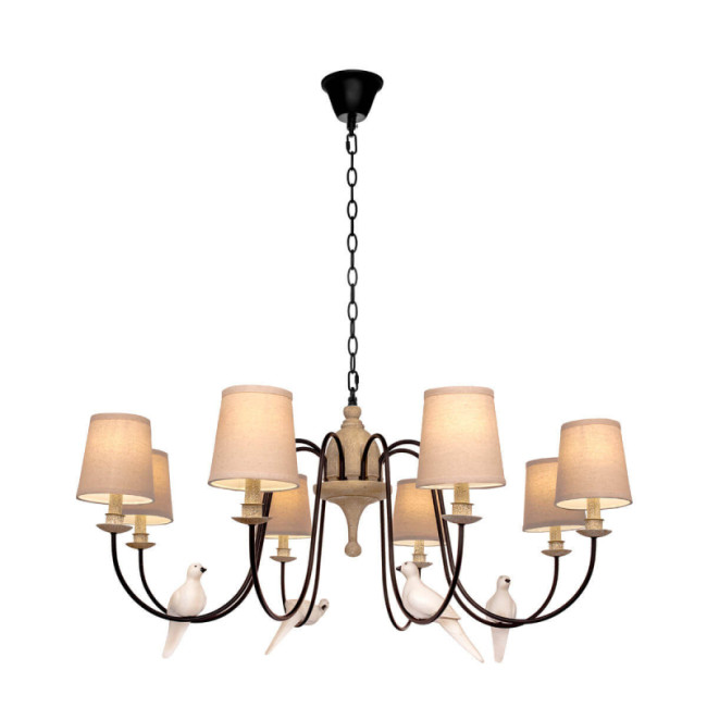 Подвесная люстра LOFT IT Birds Loft1029A-8 Подвесная люстра LOFT IT Birds Loft1029A-8