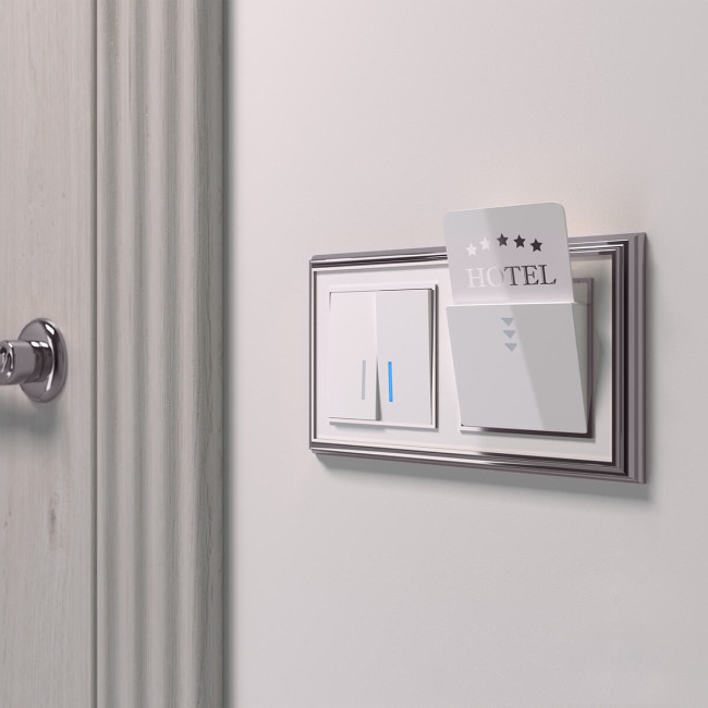 Выключатель двухклавишный с подсветкой Werkel белый W1120101 4690389155208