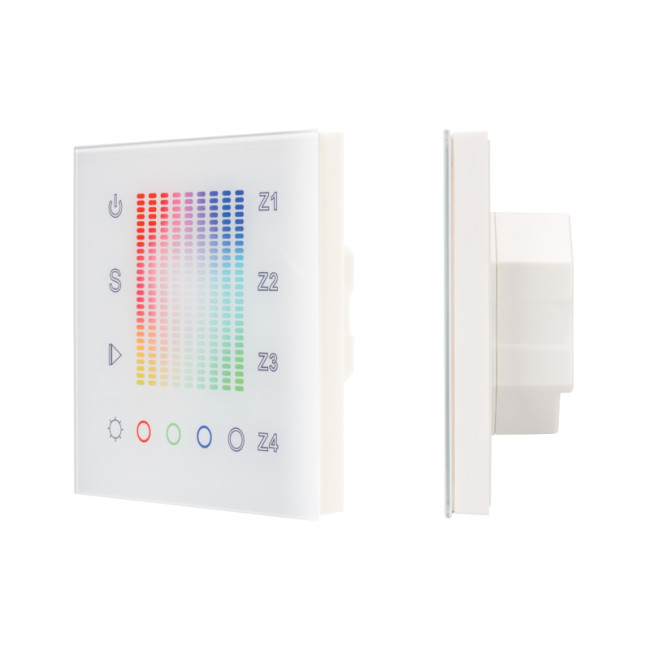 Панель Arlight Sens SR-2831AC-RF-IN White (220V,RGB,4зоны) 018202 Панель Arlight Sens SR-2831AC-RF-IN White (220V,RGB,4зоны) 018202