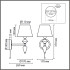 Бра Lumion Classi Vermont 8274/1W Бра Lumion Classi Vermont 8274/1W
