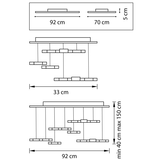 Подвесной светодиодный светильник Lightstar Favo 750262