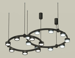 Комплект подвесного светильника Ambrella Light Techno Ring XR92091210 (A9209x2, C9238, C9242, N8113, N8133)
