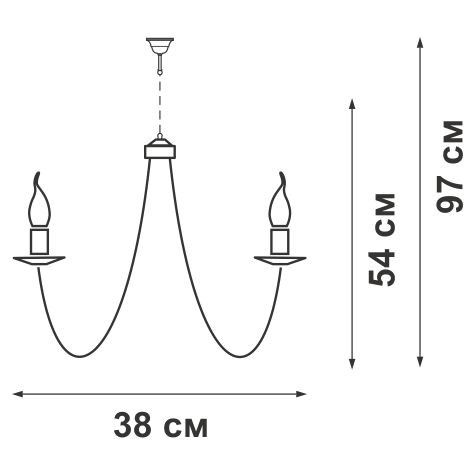 Подвесная люстра Vitaluce V1339/5 Подвесная люстра Vitaluce V1339/5