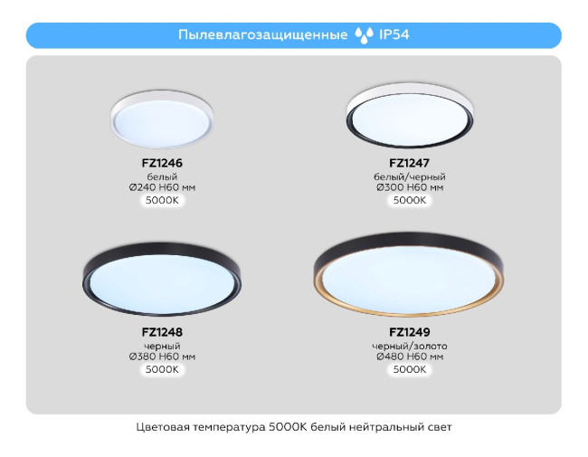 Потолочный светильник Ambrella Light Orbital Air FZ1248 Потолочный светильник Ambrella Light Orbital Air FZ1248