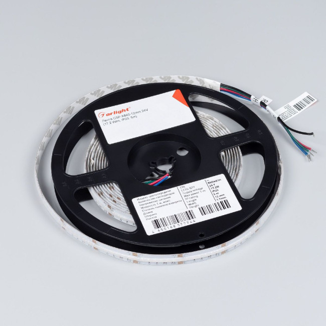 Светодиодная лента Arlight CSP-X840-12mm 24V RGBW-White (17.2 W/m, IP20, 5m) 046935 Светодиодная лента Arlight CSP-X840-12mm 24V RGBW-White (17.2 W/m, IP20, 5m) 046935