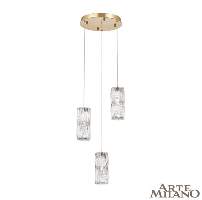 Подвесной светильник Arte Milano Venezia 310111/D300/3 GD Подвесной светильник Arte Milano Venezia 310111/D300/3 GD