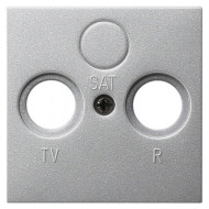 Лицевая панель Legrand Valena розетки TV-FM-SAT алюминий 770186