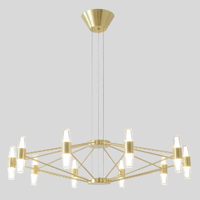 Подвесная люстра Crystal Lux DOROTEA SP10 GOLD Подвесная люстра Crystal Lux DOROTEA SP10 GOLD