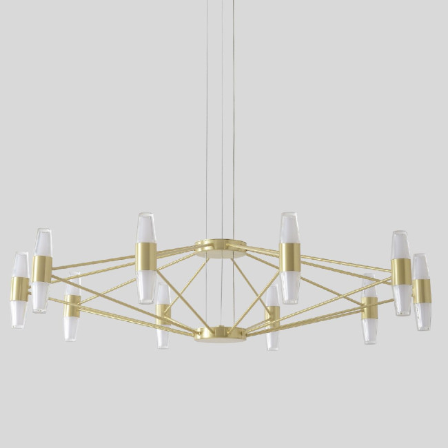 Подвесная люстра Crystal Lux DOROTEA SP10 GOLD Подвесная люстра Crystal Lux DOROTEA SP10 GOLD