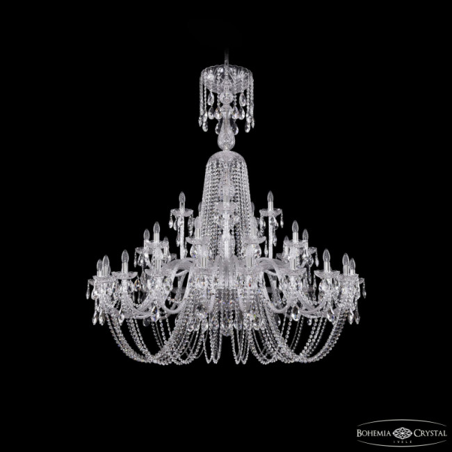 Подвесная люстра Bohemia Ivele Crystal 1402/20+10+5/530/XL-165 Ni