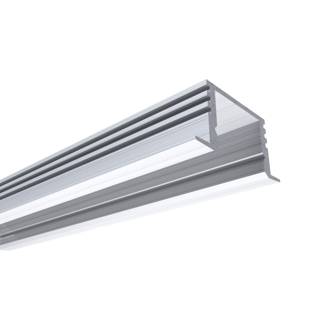 Профиль встраиваемый Apeyron ширина ленты до 10мм (рассеиватель, заглушки - 2шт) 08-11 Профиль встраиваемый Apeyron ширина ленты до 10мм (рассеиватель, заглушки - 2шт) 08-11