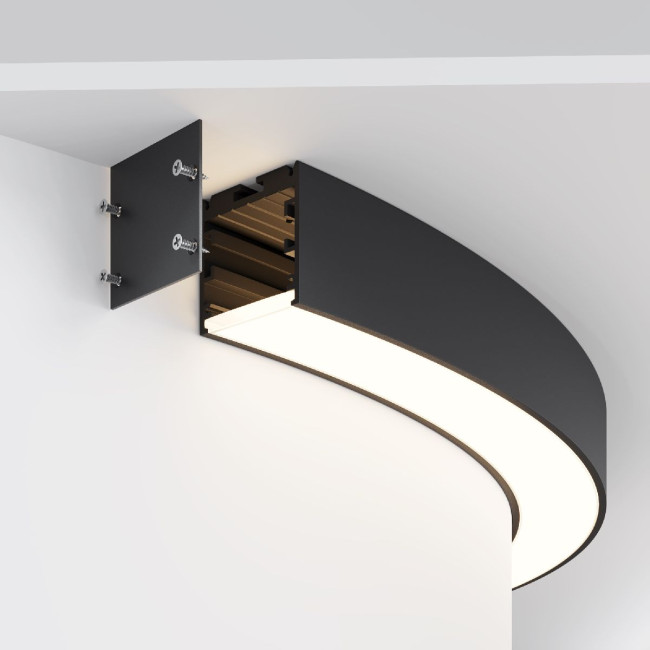 Радиусный профиль Maytoni Led strip ALM-3535R-B-D-90°-0.8M Радиусный профиль Maytoni Led strip ALM-3535R-B-D-90°-0.8M