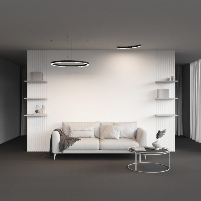 Радиусный профиль Maytoni Led strip ALM-3535R-B-D-90°-0.8M Радиусный профиль Maytoni Led strip ALM-3535R-B-D-90°-0.8M