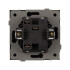 Механизм выключателя одноклавишный проходной Arlight SWT-TENDO-MKP1-PL-GR (230V, 10A) 054042