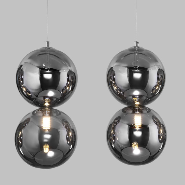 Подвесной светильник Eurosvet Selisa 50092/5 хром/дымчатый a060588