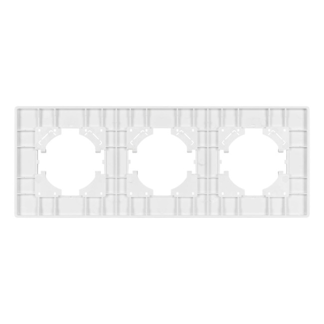 Рамка на 3 поста пластиковая Arlight FRM-PERIO-PL-3-WH 049754 Рамка на 3 поста пластиковая Arlight FRM-PERIO-PL-3-WH 049754