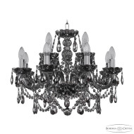 Подвесная люстра Bohemia Ivele Crystal 1411/8+4/195 Ni M731