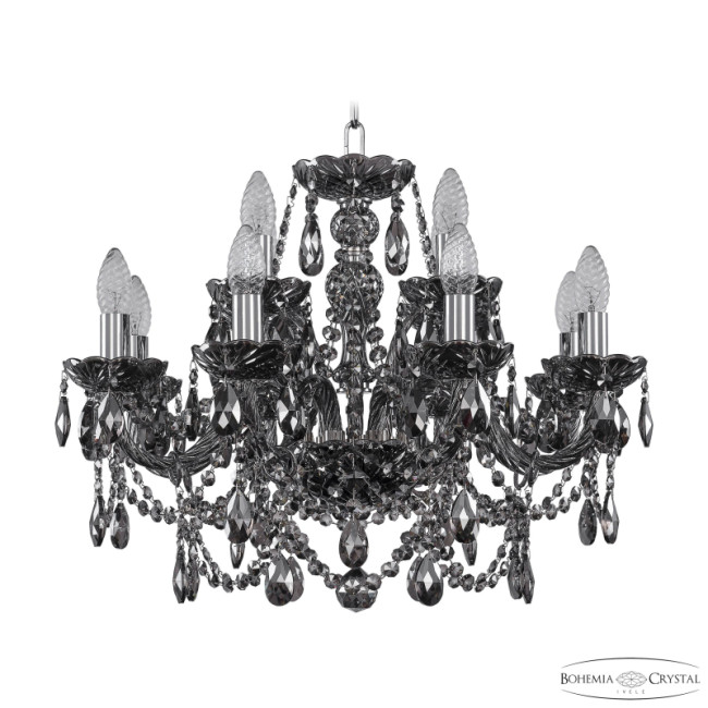 Подвесная люстра Bohemia Ivele Crystal 1411/8+4/195 Ni M731